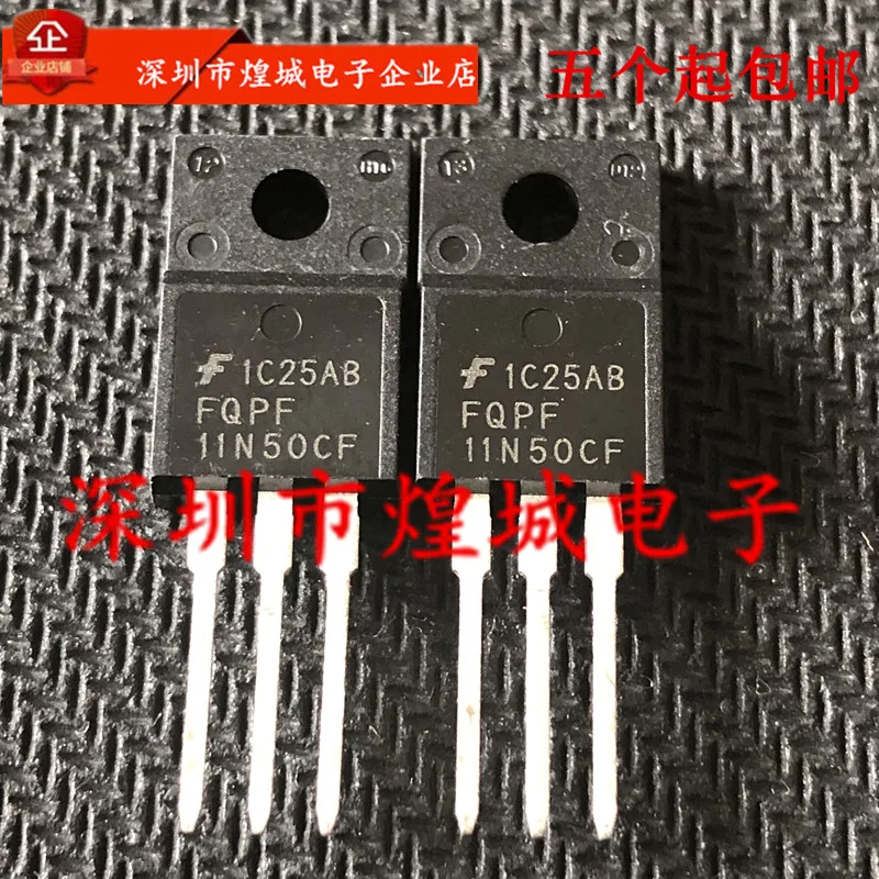 5PCS/Lot  FQPF11N50CF ½ TO-220F 500V 11A 5