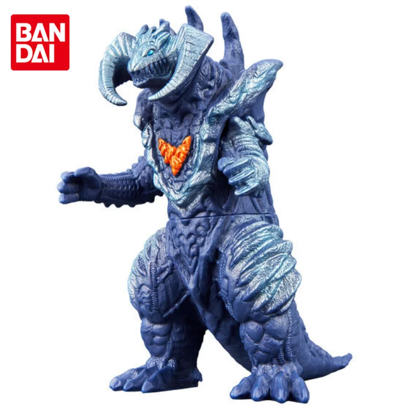 14CM Bandai Original Ultraman Decker Ultra Monster Soft Vinyl Soft Glue Figure Dolls 188 Sphere Geomos Anime Action Figures Toys