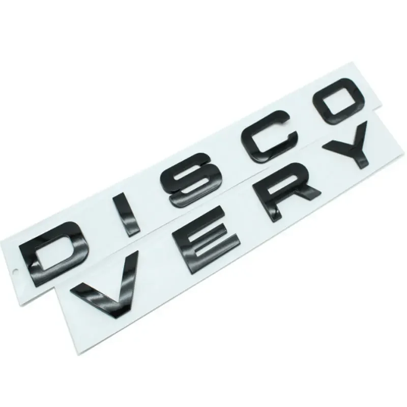 DISCOVERY Letter logo car stickers for Land Rover Discovery engine hood cover badge refit accessories rear trunk decorate label