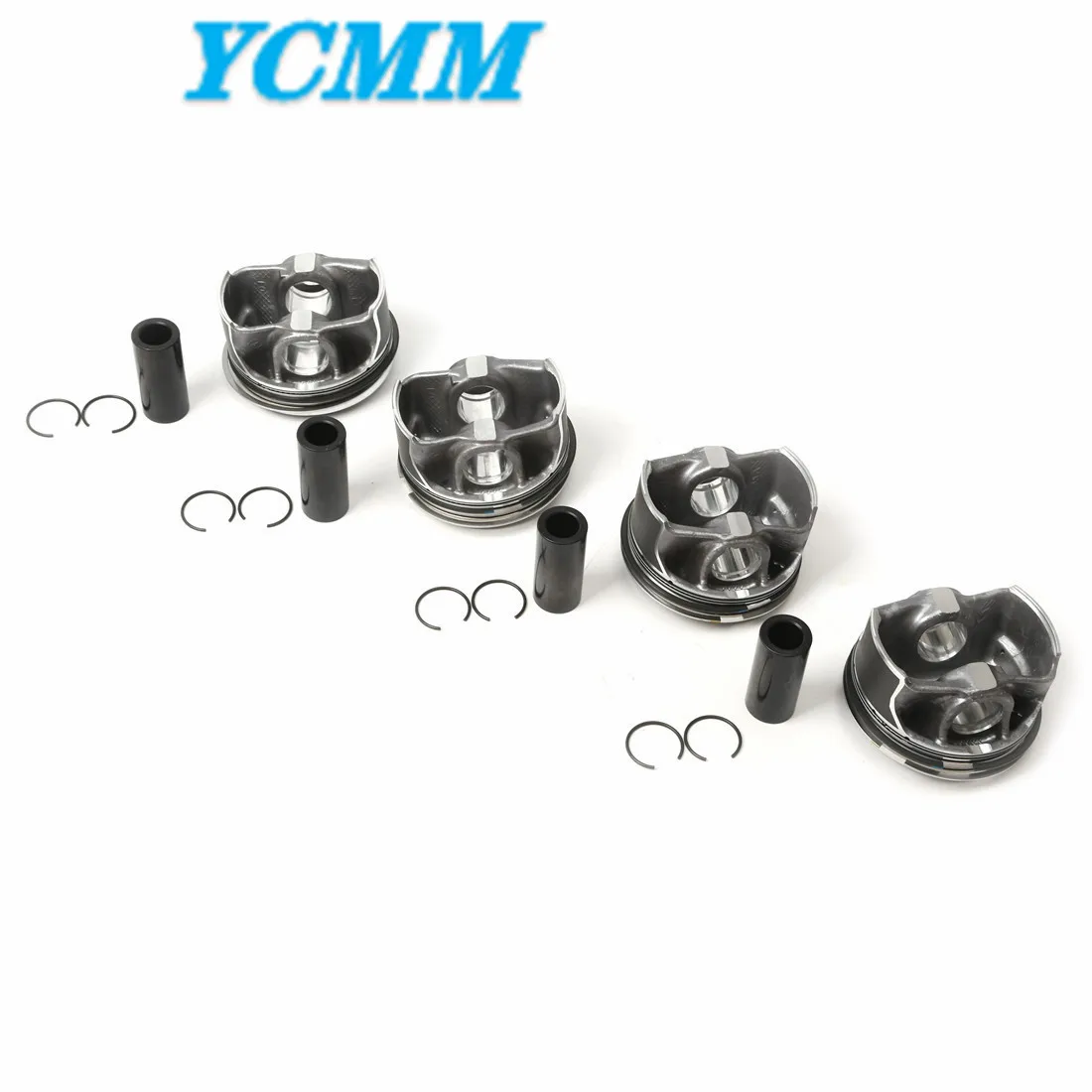 06L107065AN Engine Pistons & Rings Set 82.5MM 23MM 2.0T For VW Beetle Cabrio Passat DDSA Tiguan Allspace DGVA DTEA DGUA