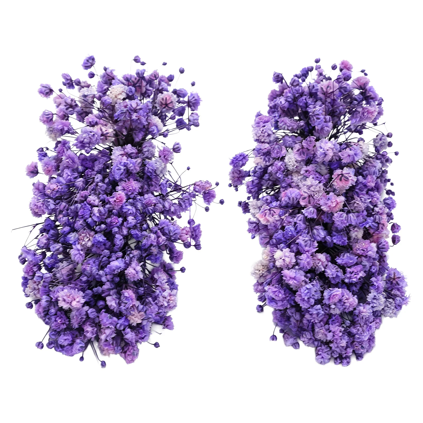 Alloy Hair Clip for Hanfu Dress Women Vintage Artificial Babys Breath Flower Pin Retro Silk Floral Non-slip Grip Accessory