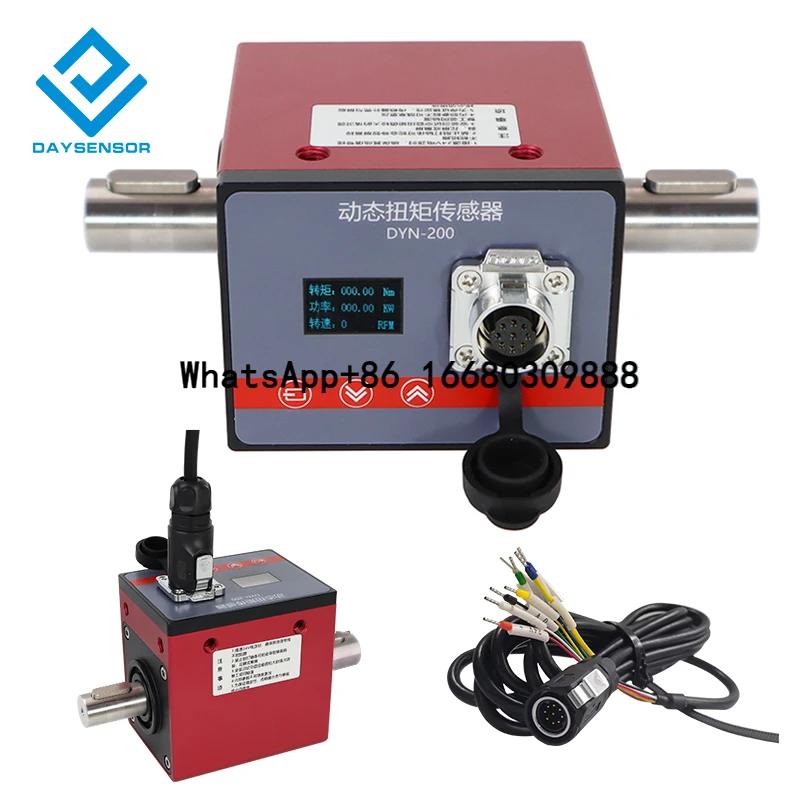 

5Nm 100N.m 200Nm 500Nm Dynamic Torque Sensor Shaft Rotation Sensor Torque Transducer Dynamic Rotary Torque Sensor