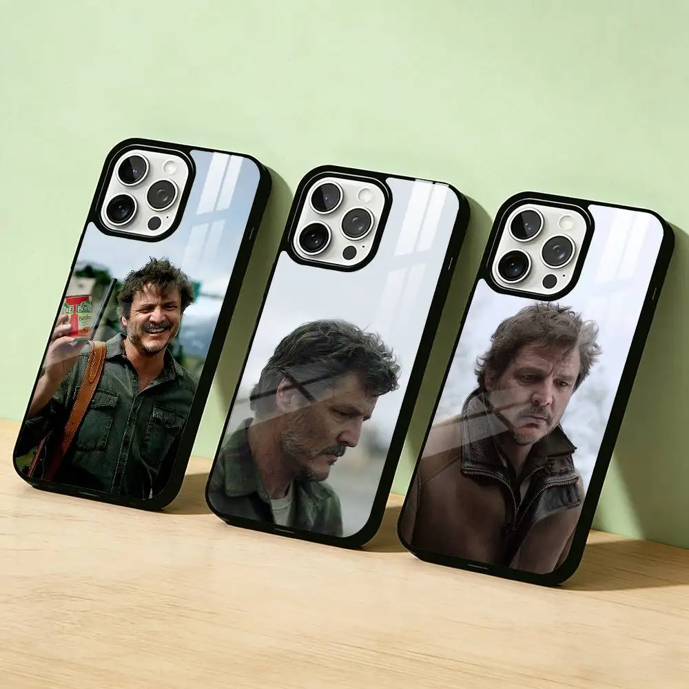 

Чехол для телефона с изображением актера Педро Паскаля для iPhone 17, 16, 15, 14, 13, 12, 11, Pro Max, Plus, серебристый, цвета кэнди