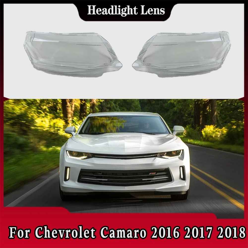 

Headlight Cover For Chevrolet Camaro 2016 2017 2018 Car Front Headlight Cover Lampshade Lampcover Caps Headlamp Shell