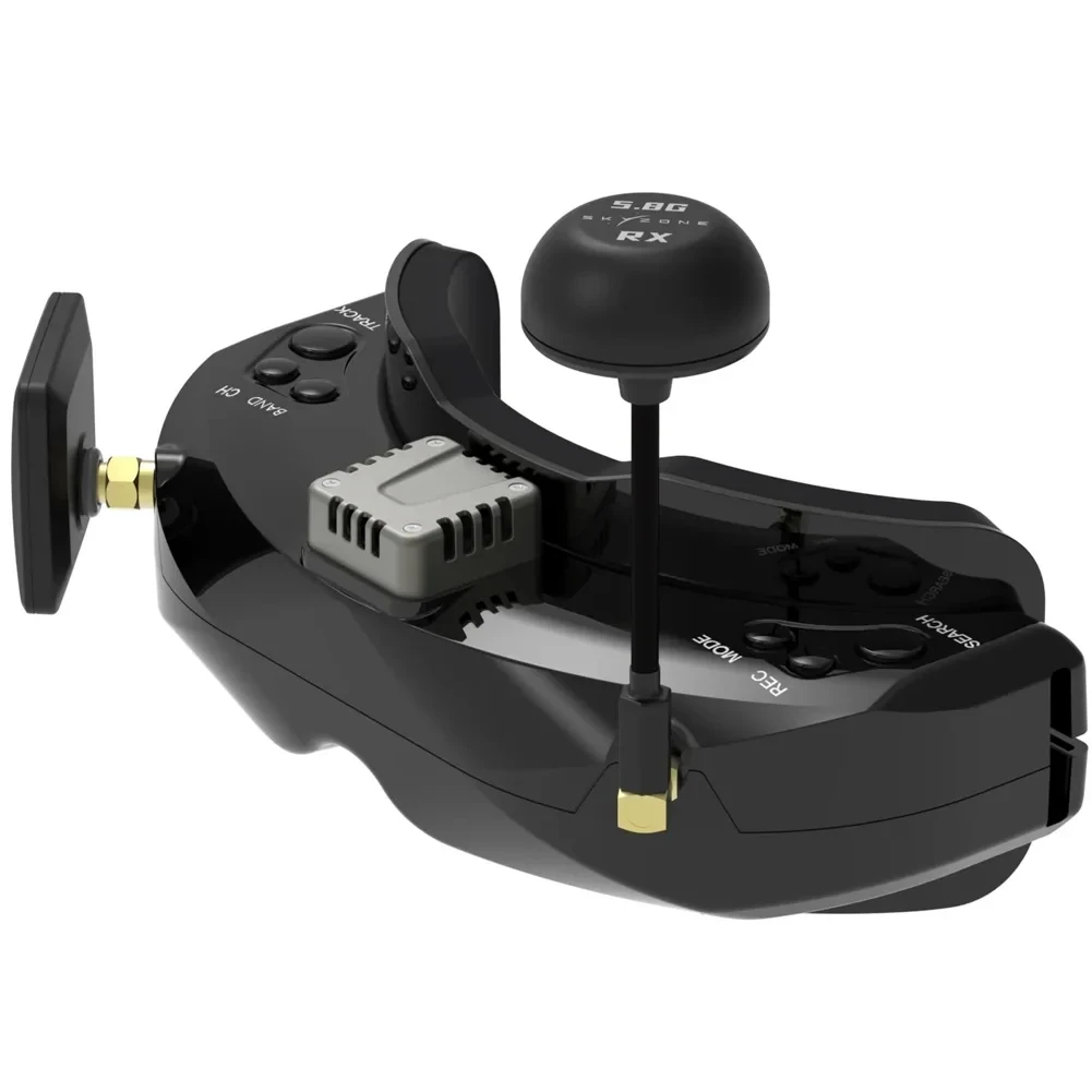 

SKYZONE SKY02O FPV Goggles - OLED (640x400, 29° FOV), 5.8G 48CH SteadyView, Head Tracker, AV IN/OUT, 64GB DVR