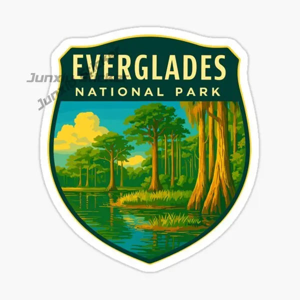 Everglades National Park, Florida, USA Scenic Car Sticker Vinyl Self-Adhesive Decorative Decal