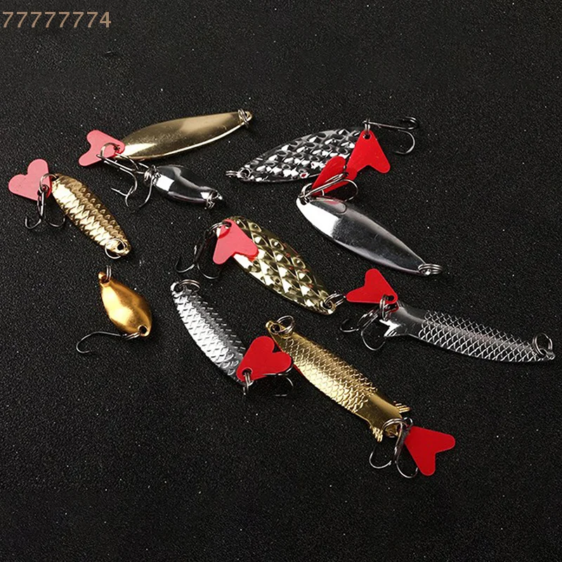 5PCS Metal Jig Spoon Spinner F - Fishing Equipment Bait recension och pris