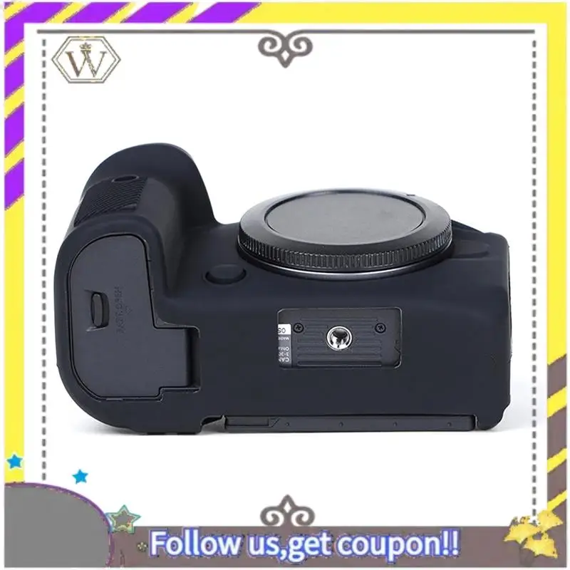 AU33-Silicone Protective Case For Canon EOS R6 Mark II Non-Slip, Dustproof, Scratchproof Soft Case With Enhanced Grip