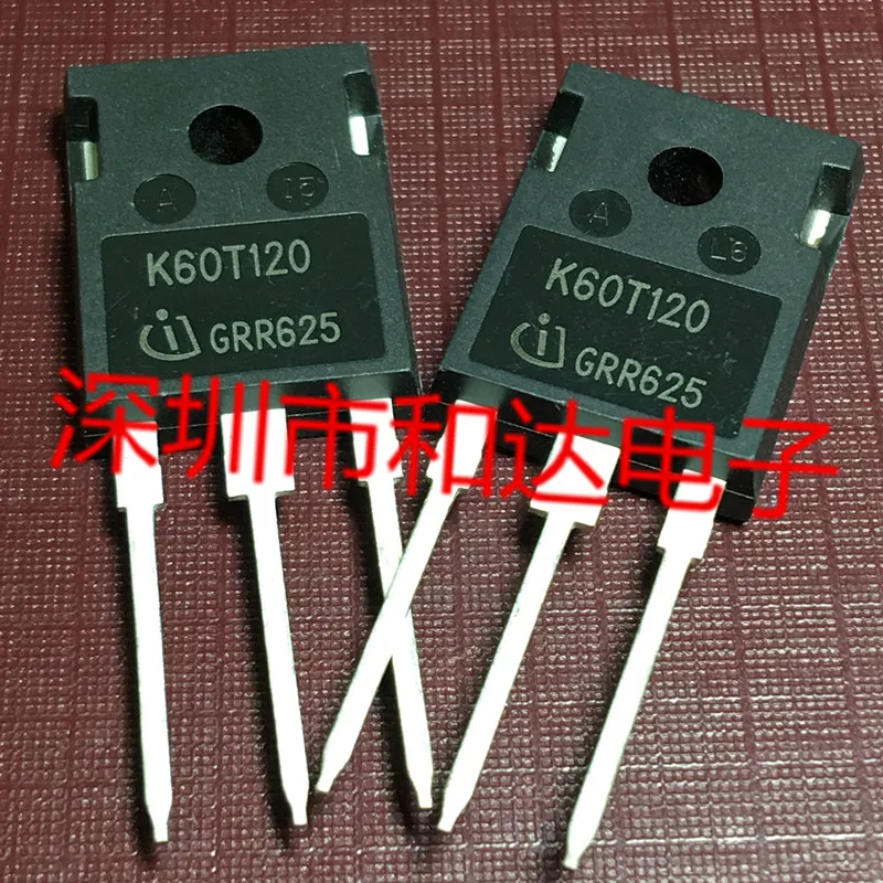 10PCS/Lot K60T120 IKW60N120T  TO-247 1200V 60A   New Imported Original 100%Test In Stock Fast Ship