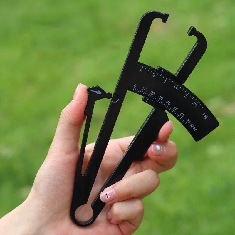 1PC Crossfit Body Fat Loss Tester Calculator Fitness Caliper Clip Measurement Slim Skin Fold Body Fat Chart Gym Equipment
