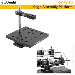 CMPV-K1 Cage Assembly Platform Prism Mount Pressure Arm Clamping Seat Right Angle Optical Component Mounting Bracket