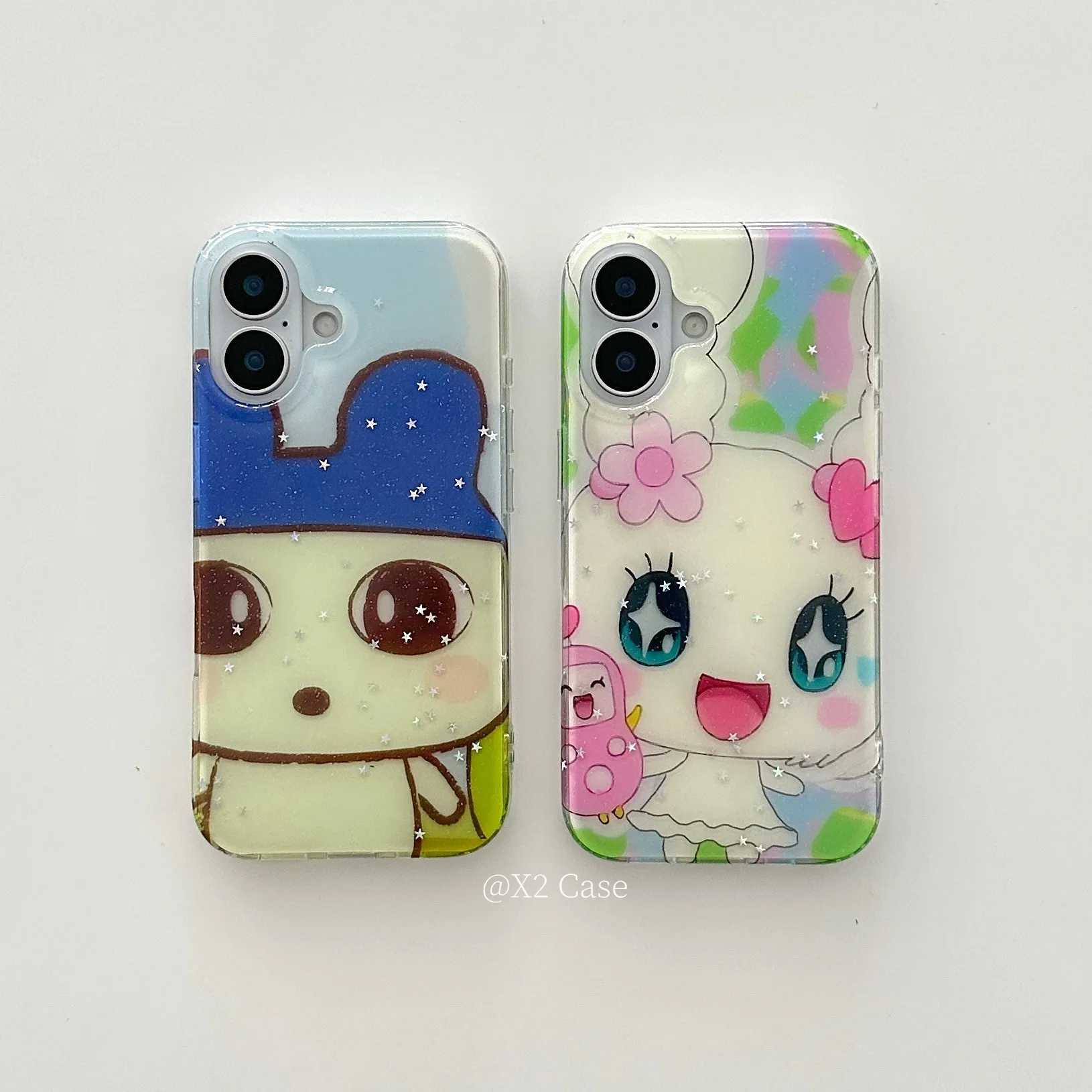 Ins Korean Cartoon TamagotchiS Phone Case for Samsung Galaxy S25 S24 S23 S22 S21 FE Ultra Plus 4G 5G