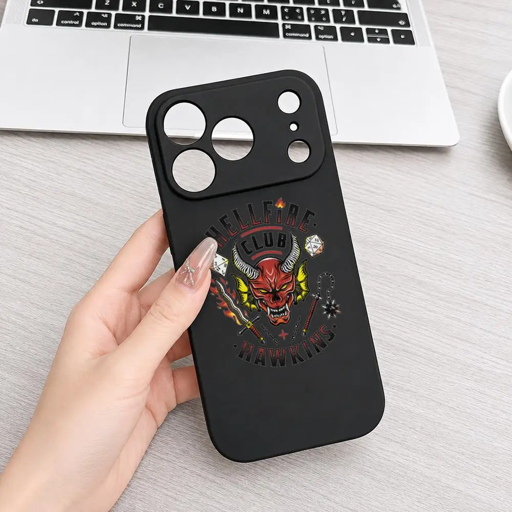 Funda para Teléfono Eddie Munson de Stranger Things 4 para iPhone 17 Air 16 15 14 Plus 13 12 11 Pro Max 16e, Antigolpes, Transparente HD