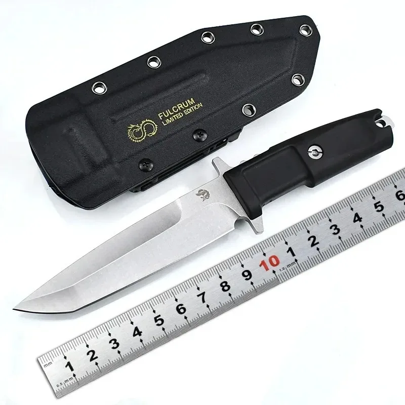 Tragbares Messer mit feststehender Klinge, Outdoor-Multitool aus Edelstahl, EDC-Werkzeug