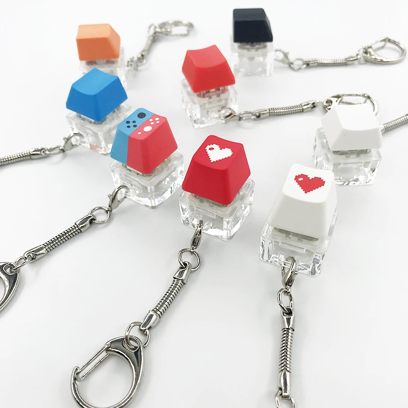 new pattern Mechanical keyboard key cap axle tester decompression entertainment key chain pendant