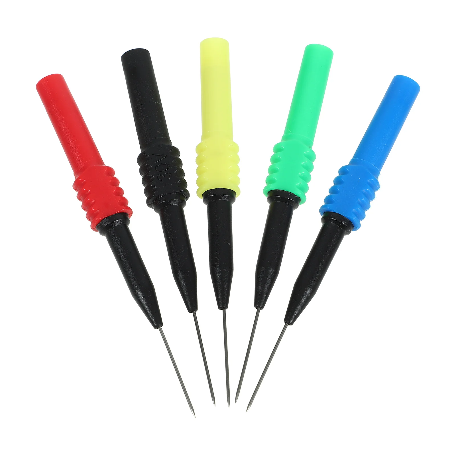 5 Pcs Circuit Test Probe Meter Lead Testing Kit Multimeter Detection Piercing Tools Pin Needles - Image 4