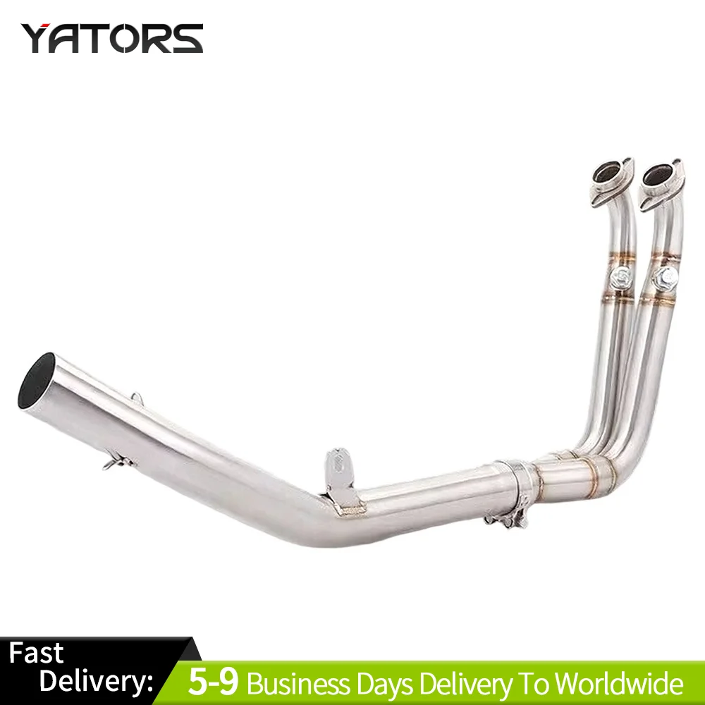 For CF-Moto 450SR 450SS 22-23 Motorcycle Exhaust Header Mid Link Pipe Slip-On Exhaust Systems Exhausts Pipes
