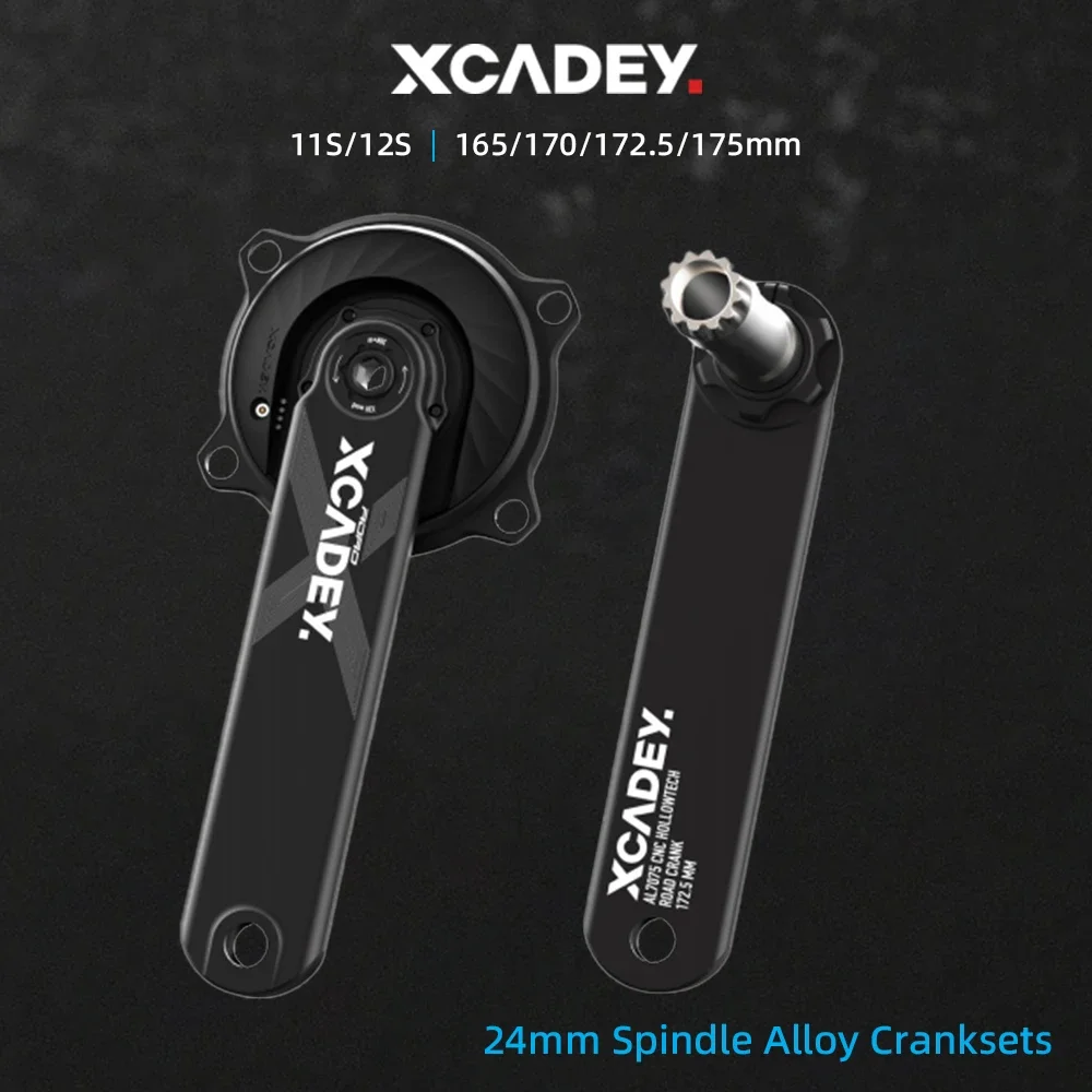 

Hot XCADEY Road MTB Bike Spider Spider-Based PowerMeter Fits For Shiman SRAM ROTOR RaceFce Eastn Crank Chainring 104BCD 110BCD
