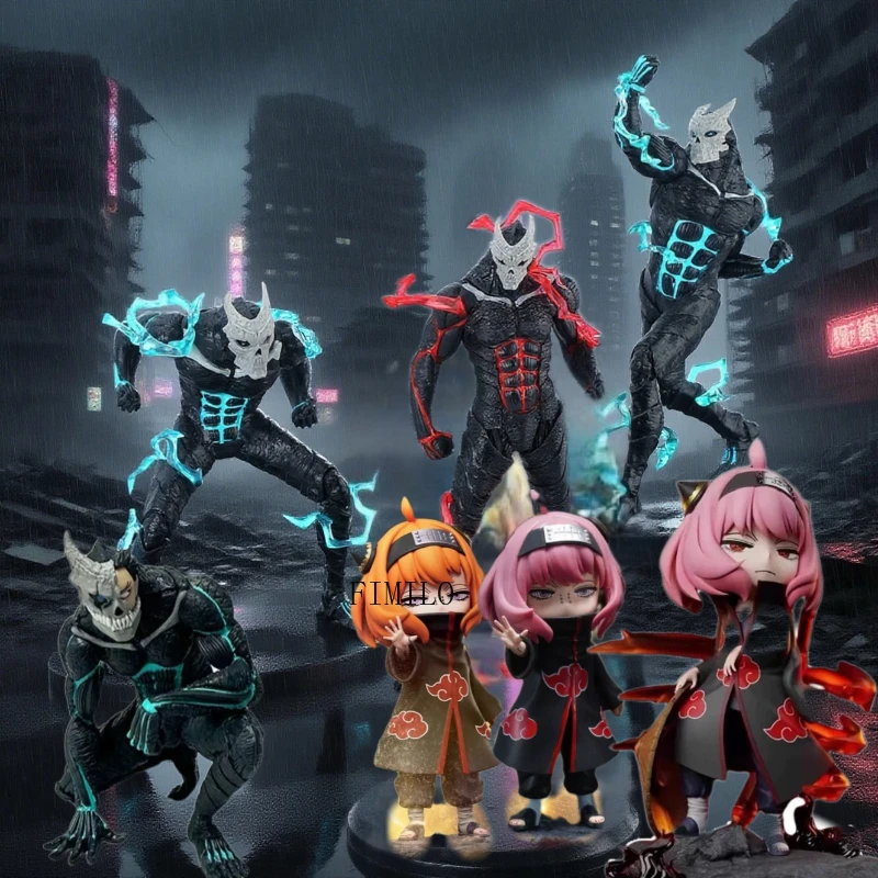 

Anime Kaiju No.8 Figure Kafka Look Up Anya Forger Figure Cos Uchiha Itachi Figurine Model PVC Dragon Ball Z Birthday Toys Gifts