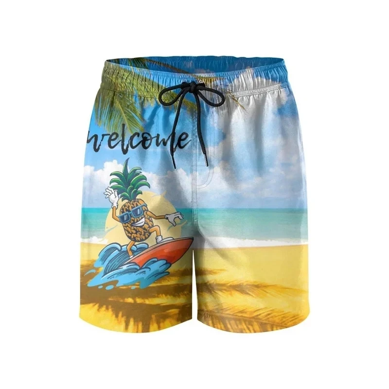 

Fashion Funny Hawaii Beach Shorts Swimwear Men Man Swimsuit 3D Print Leopard Summer Swim Trunks Casual Quick Dry Surf Pants Y2k