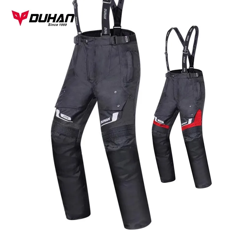 

Duhan Motorcycle Riding Pants Men's Motorcycle Racing Warm Anti-fall Windproof Waterproof Rider Motorcycle Pants Four Seasons