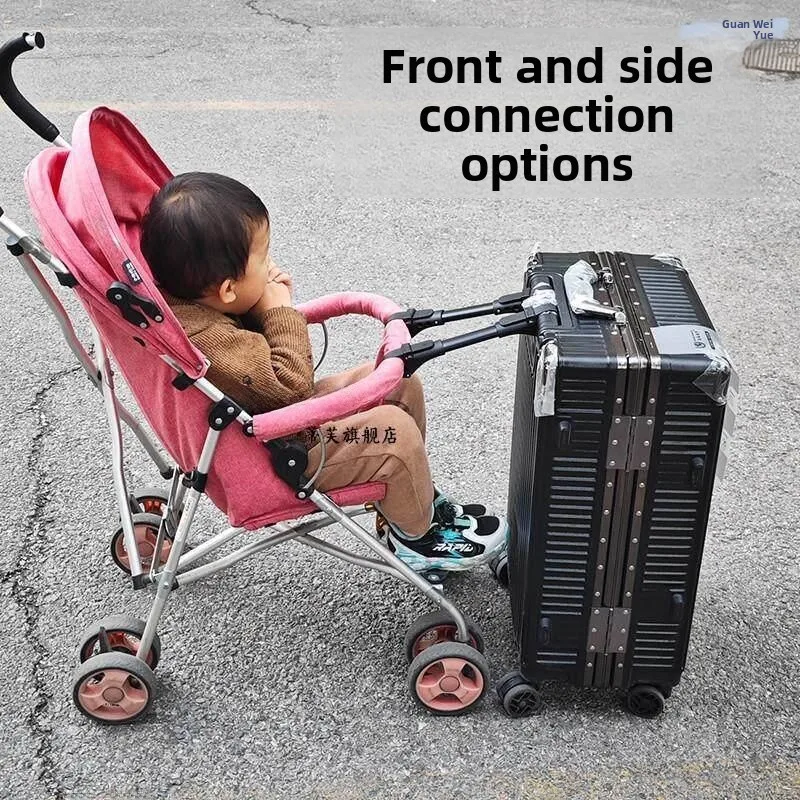 Travel Connector Twin Stroller Link Luggage Strap Child-Carrying Essential Durable Bag Connection Tool for Easy Movement