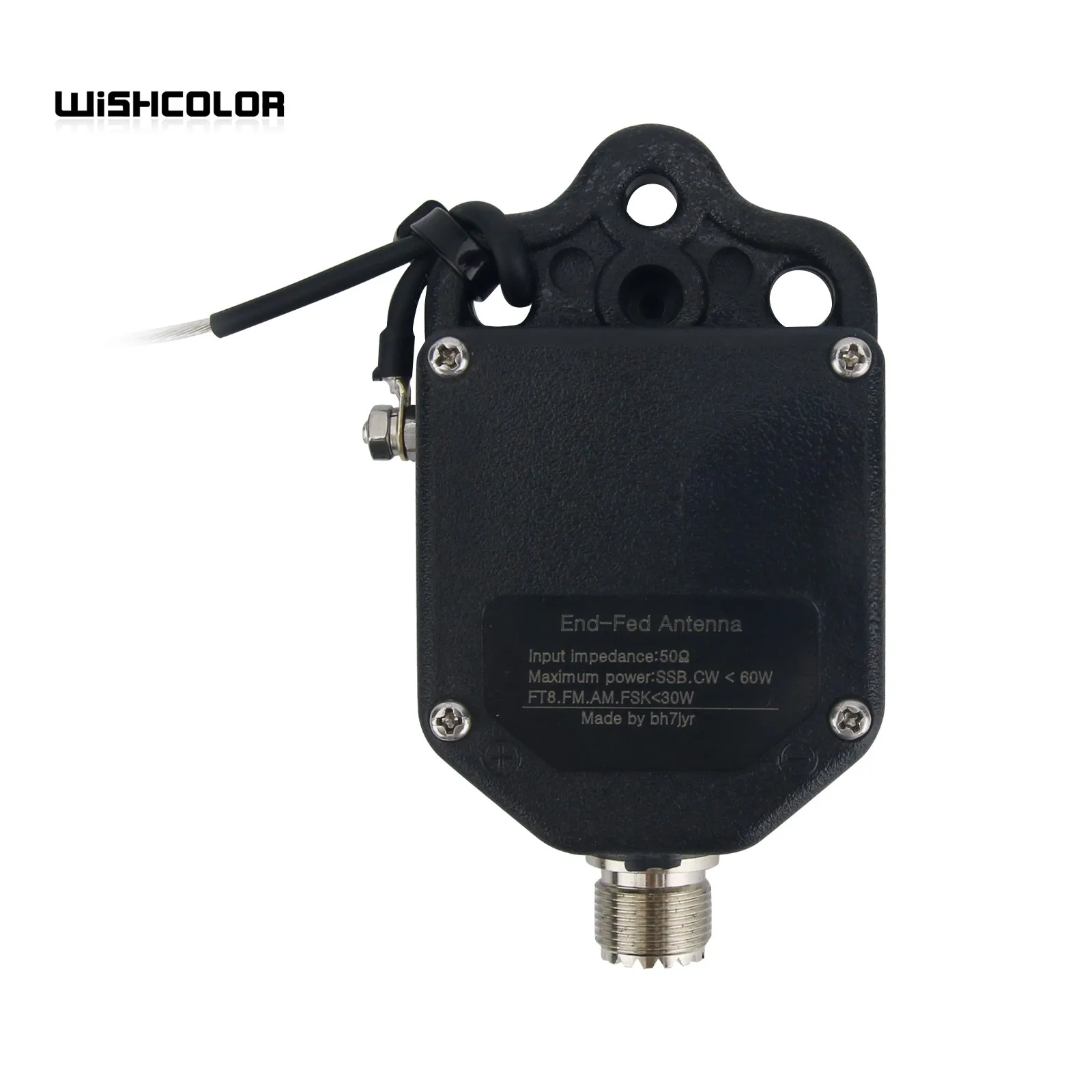 Imagem -06 - Antena de Onda Curta Low Power Band End-growing 1:64 Balun para 10 15 20 40 Meter Wave Wishcolor-jyr401060w