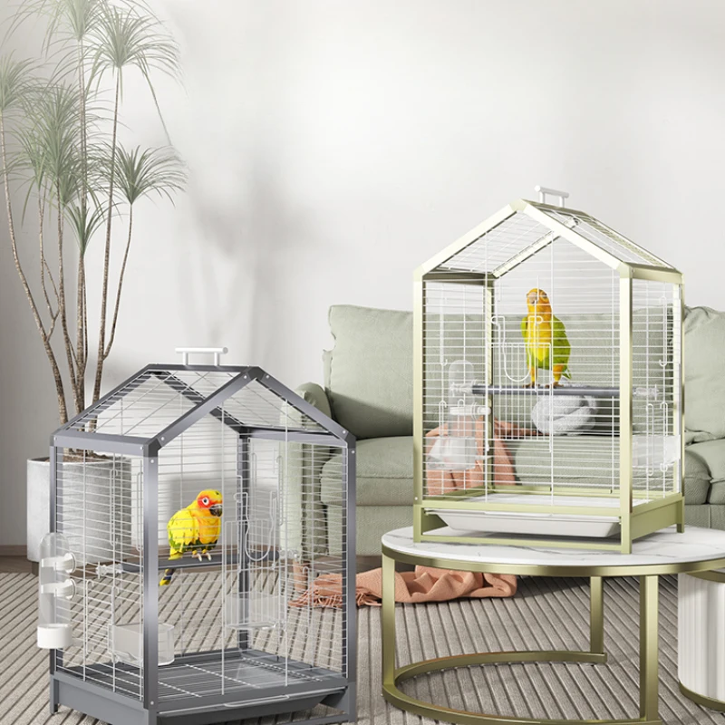 

Feeder Parrot Birdcage Accessories Palomas Canarios Passaros Bird Cage Feeder Rabbit Nido Para Pajaros Pet Furniture CY50BC