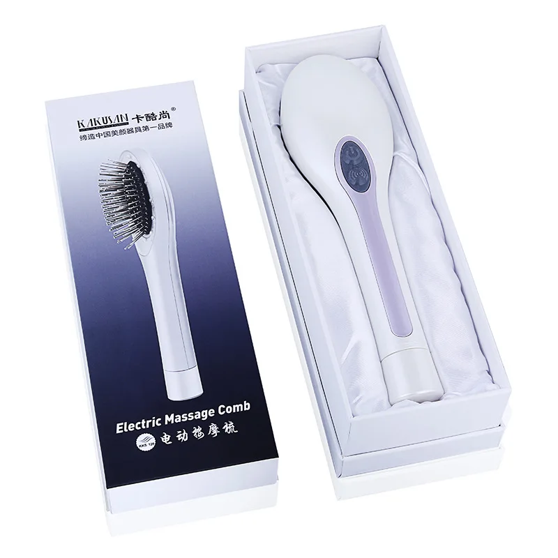 

Scalps Head Massage Comb Electric LED Red Light Detangling Hair Brush