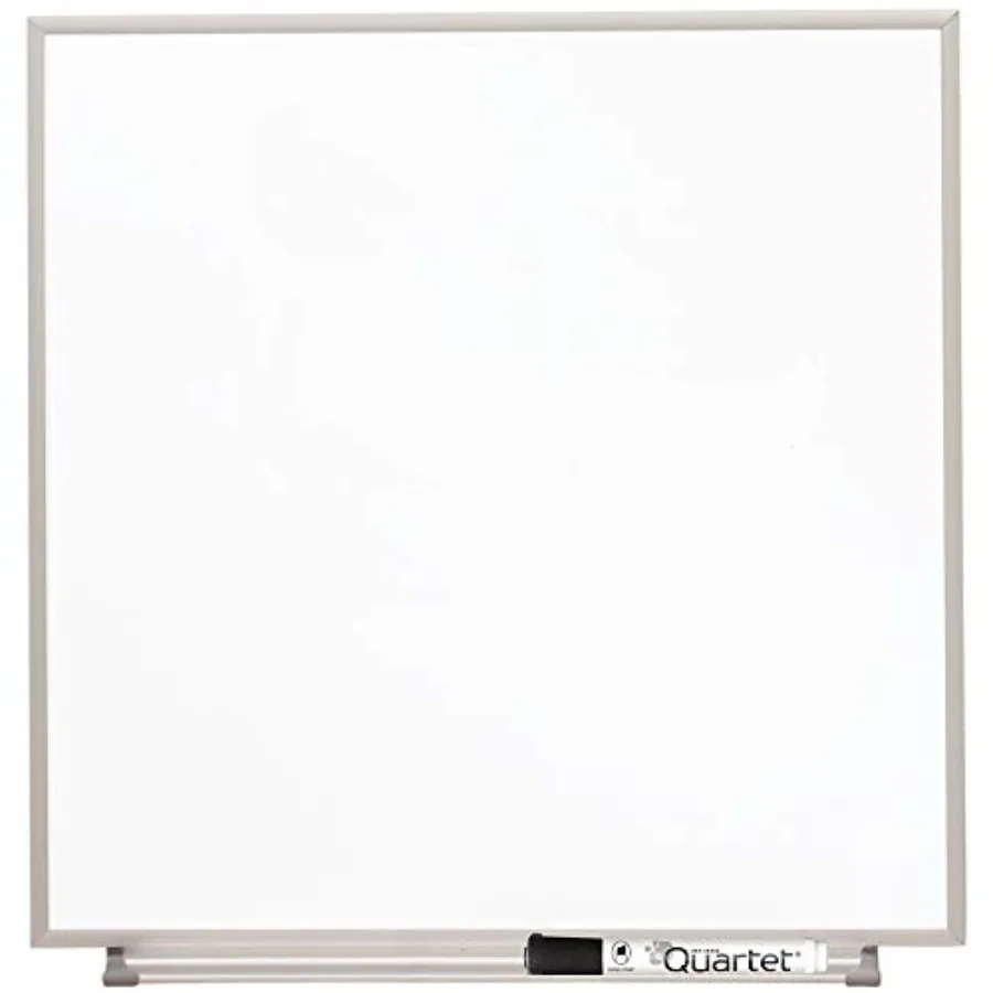 

Matrix Modular Magnetic Whiteboard, 23" x 23", Includes Tray and Marker, Silver Aluminum Frame M2323