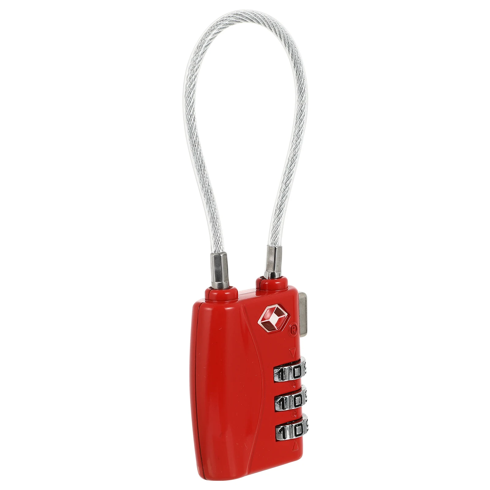 

Combination Lock for Locker Password Luggage Padlock TSA Approved Locks Number Red Travel