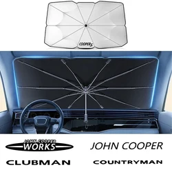For MINI Coopers R50 R51 R52 R54 R55 R56 R58 R59 R60 R61 R62 F54 F55 F56 F57  Car Windshield Sun Shade UV Ray Reflector Umbrella