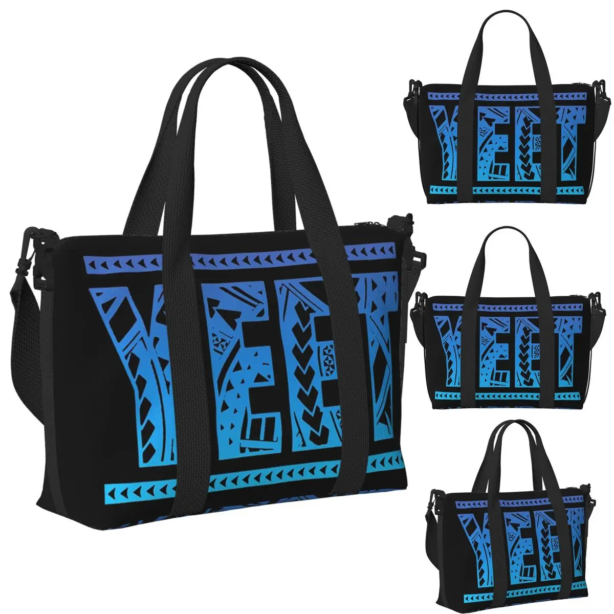 

Jey Uso Yeet Pattern Jey Beach Дорожная сумка Большая вместительная сумка-тоут для спортзала Спортивная женская дорожная сумка для покупок