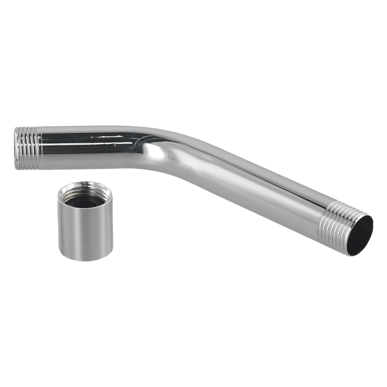 High Quality Practical Extension Pipe Shower Arm Straight/ Angled Extra Polished Chrome Rainfall Bath Bathroom