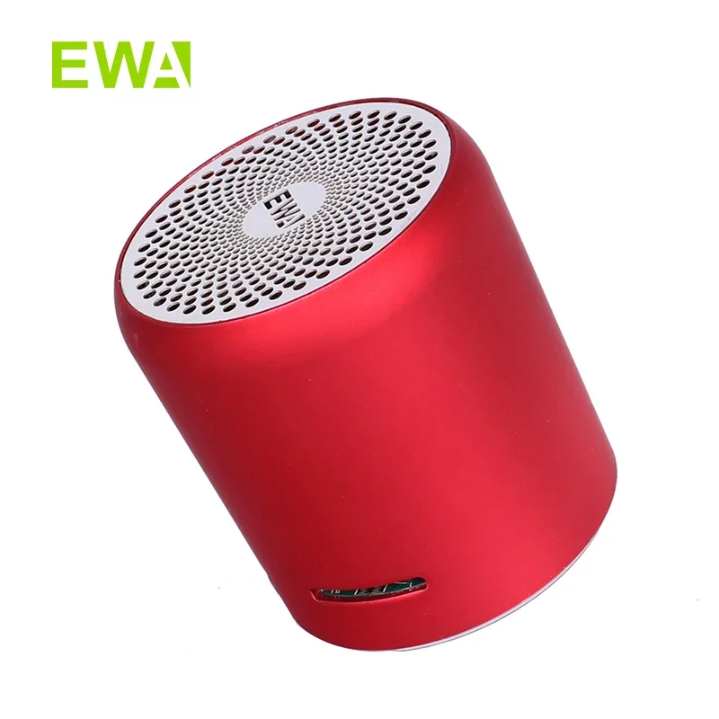 Ewa mini alto-falante bluetooth a107s tws alto-falantes melhoram graves impactivos boombox poderoso som hd e 8 horas de tempo de reprodução corpo de metal