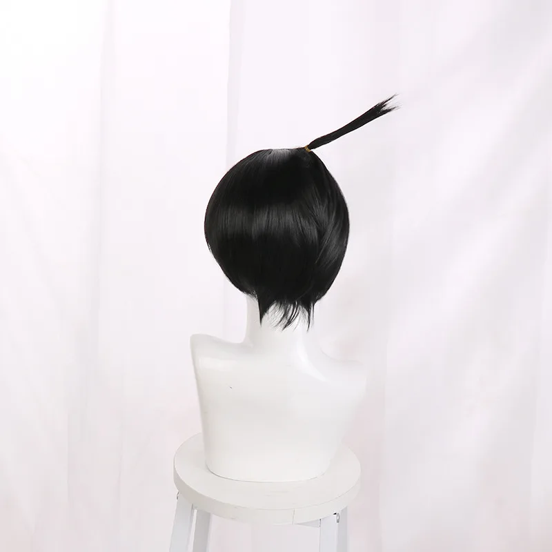 전기톱 남자 초가을 코스프레 가발, 원피스, 스파이크 헤어 스타일