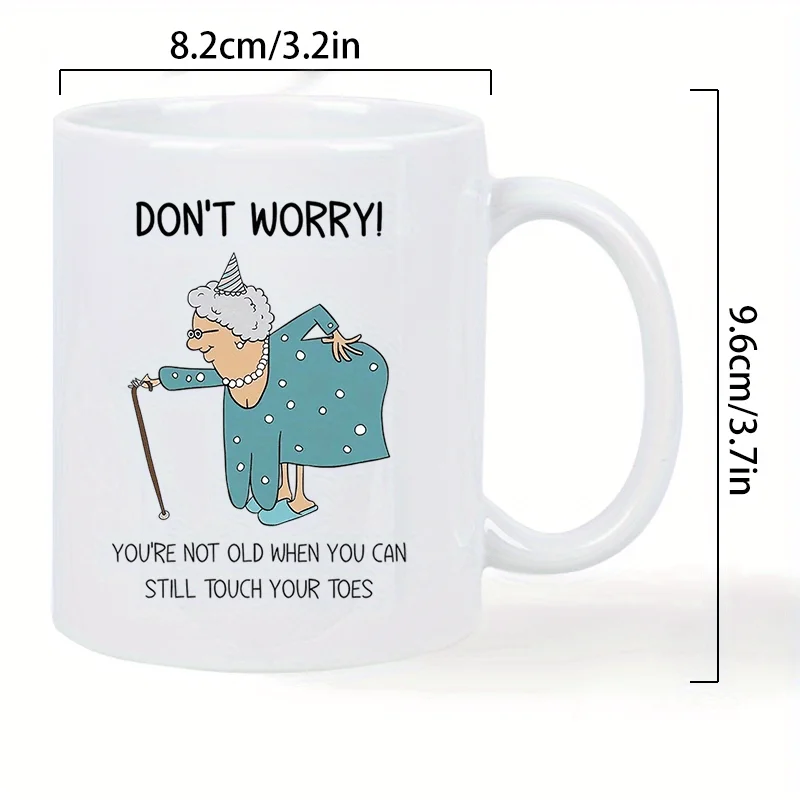 Humor Anti-Aging Ceramic Mug - 