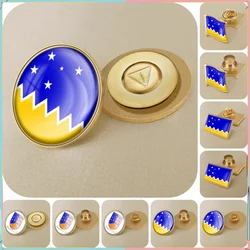 Coat of Arms of Magallanes of Chile Flag Lapel Pins Broochs Badges