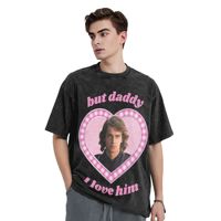 Anakin Skywalker But Daddy I Love Him T Shirt Hip Hop Washed 100% Cotton Oversize T-Shirts  Retro Men Women Summer Tee Shirt