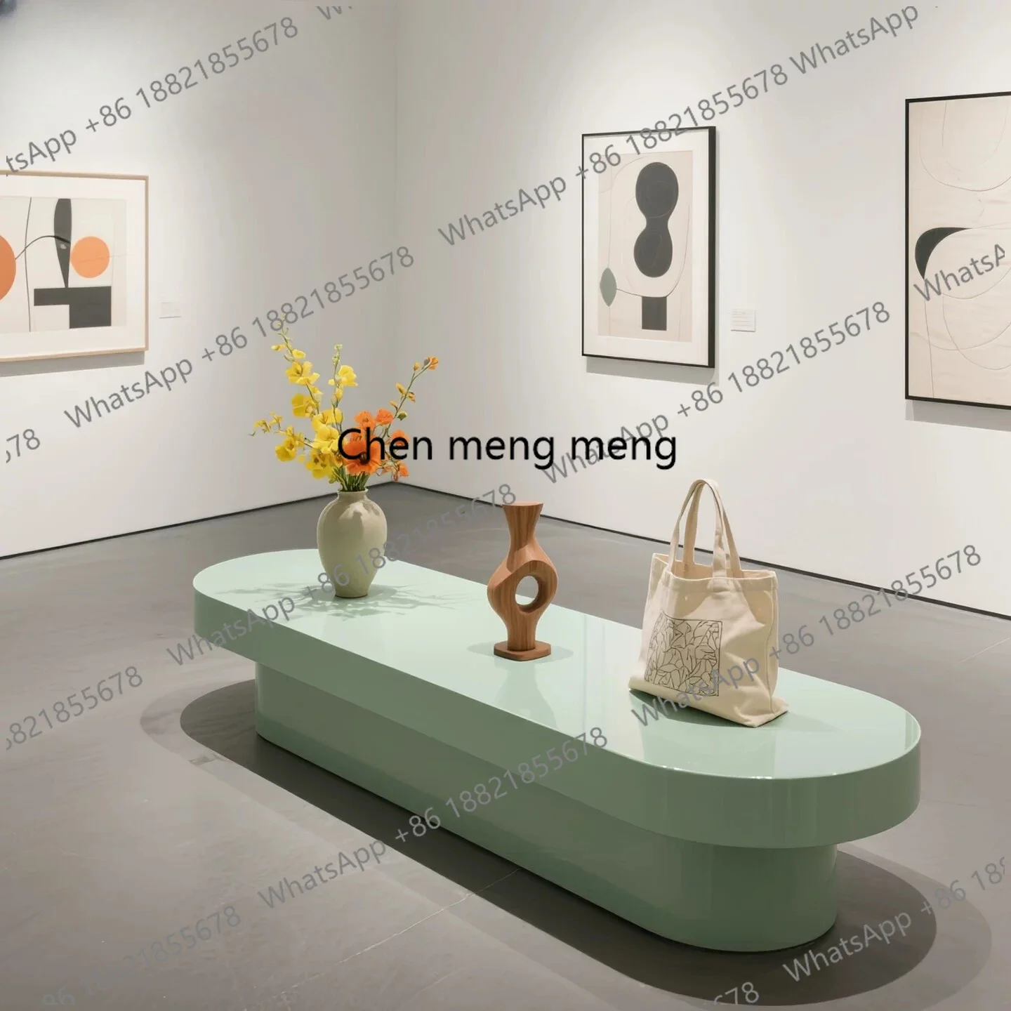 A74Clothing store paint, shopping mall exhibition hall display table, shoe bag display table, storage table, water table