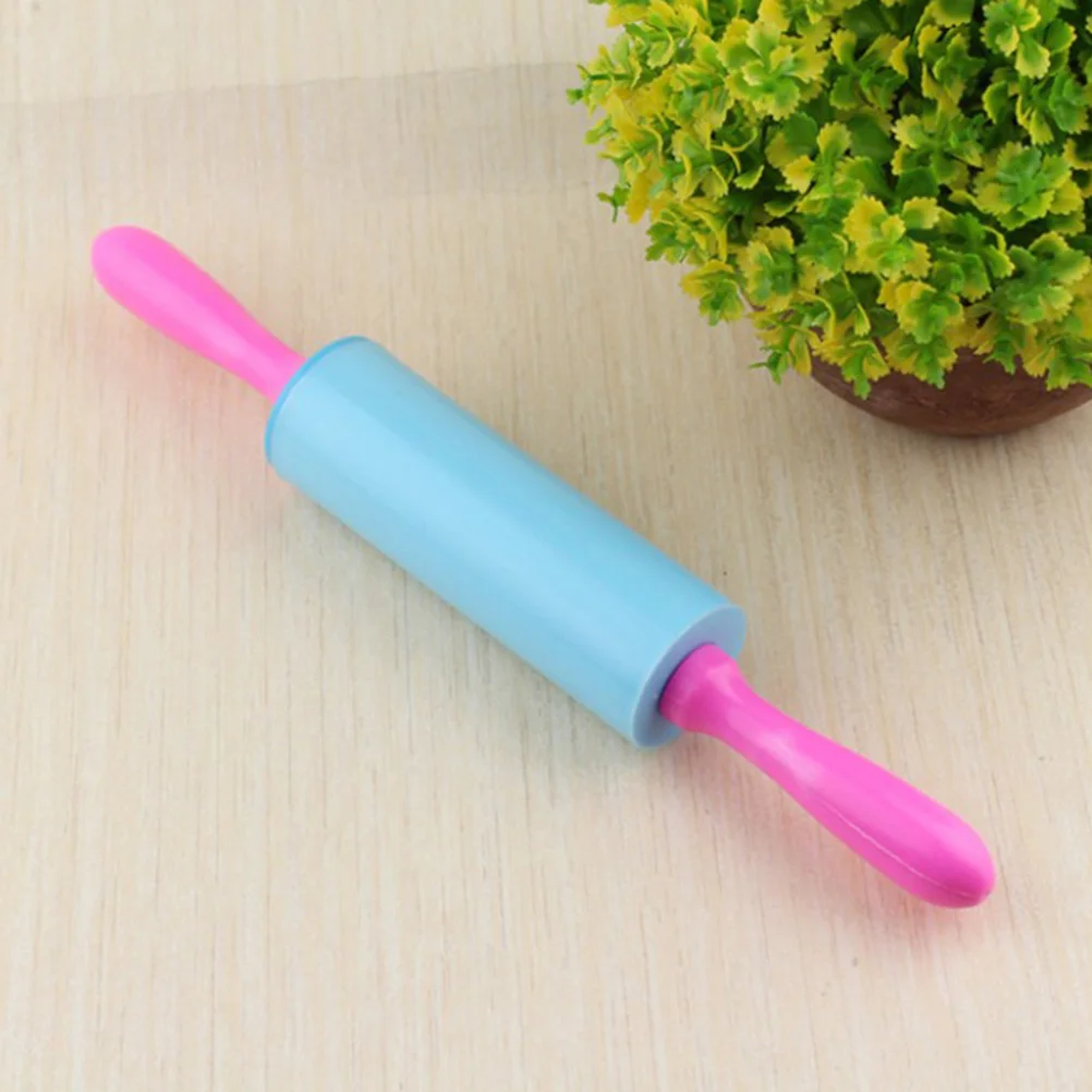 3pcs Children's Handmade Clay Stick Diy Ultra Light Rolling Pin Smart Tools Kit Extruder Tools(Random Color)