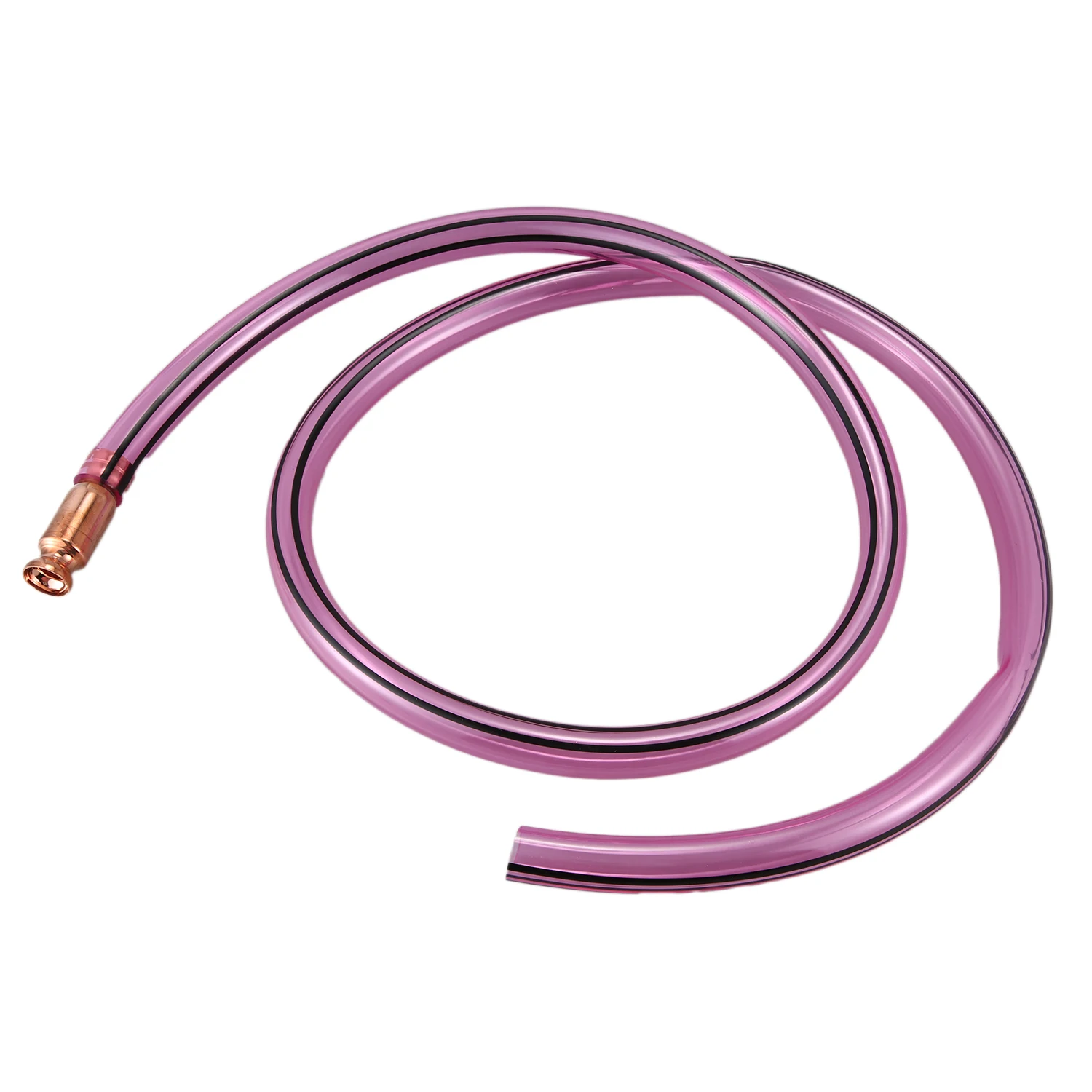 25mm x 2M PVC Fuel Siphon Hose Copper Jiggler Jiggle Siphon Pump Water Pipe