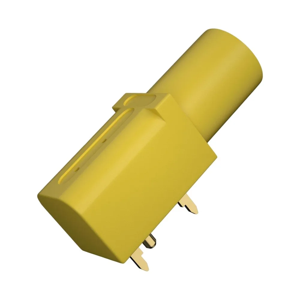 1PCS 4mm PCB Solder Safety Banana Socket Gold Plated Copper PA Material CATII 1000V Max 24A Test Banana Connector Terminal
