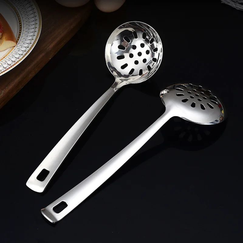 10 Piece Home Kitchen Cookware Set Stainless Steel Spatula Hotpot Spoon Fish Fry Soup Spoon Kitchen Cookware Cooking Tools Bar