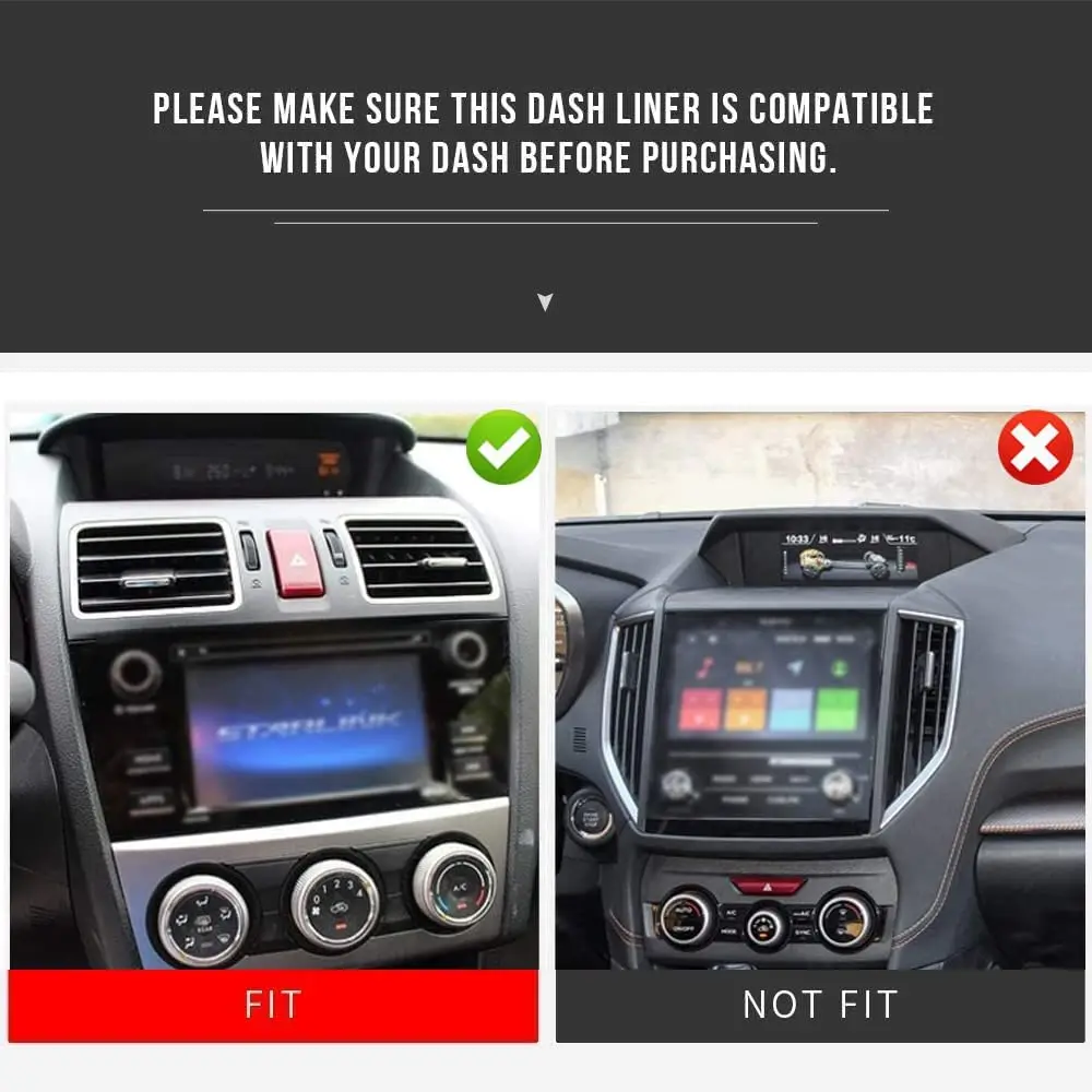 Auto Zentral steuerung Armaturen brett Pad rutsch fest für Subaru Förster 2012 2017 Cross trek-xv Impreza Telefon halter Matte – Detail 4