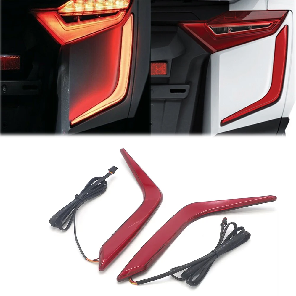 

For Honda GoldWing GL 1800 F6B 2018 2019 2020 2021 New Motorcycle Accessories Rear Saddlebag LED Decorative Turn Light