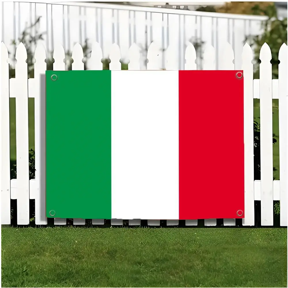 Italy Colosseum Pasta Flags Edgeless four-ring hanging decor indoor outdoor compatible easy for hanging display