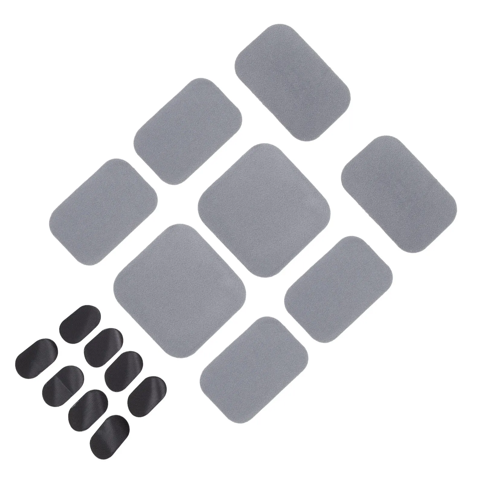 

8pcs Liner Pads Absorption Foams Cushions For Safety Inner Grey Lightweight Breathable Motorcycle Riding Cycling