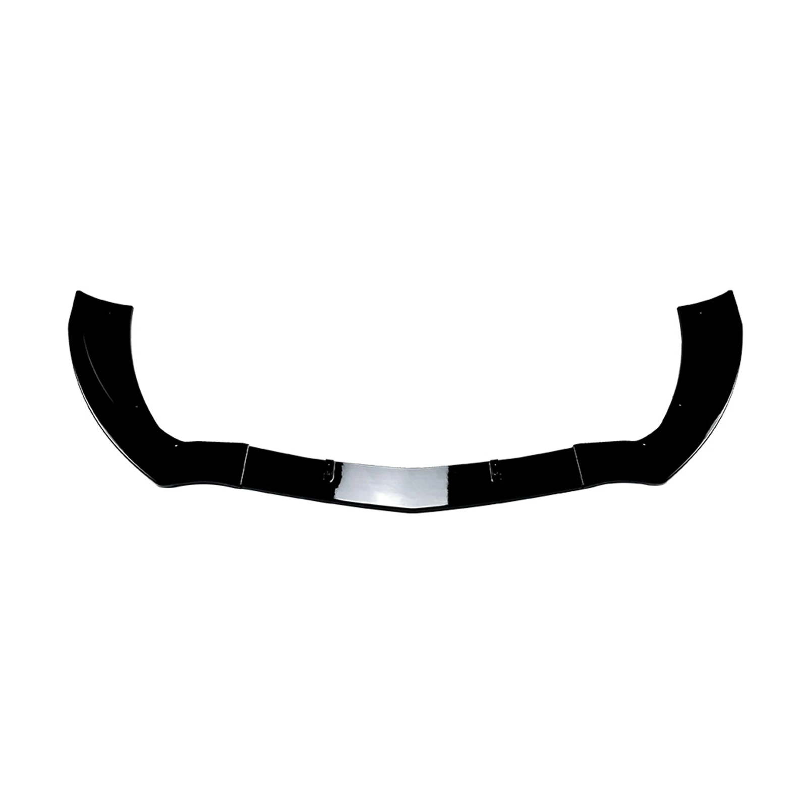 For Mercedes Benz CLA Class C117 2013-2015 Standard Models Front Bumper Spoiler Lip Carbon Fiber Look/Gloss Black Splitter Blade