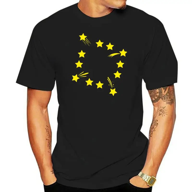 Streetwear Europa European Union Eu Brexit Tshirt For Men 2024 Normal Creative Tee Shirt Humorous Hiphop Tops 100% Cotton